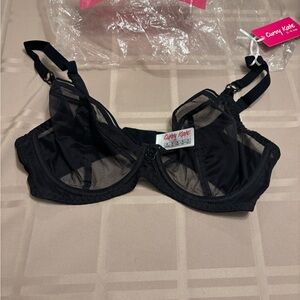 Calvin Klein Black Sheer Bra